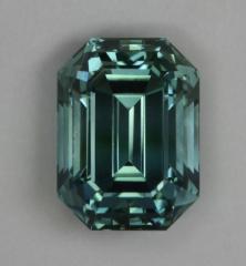 Great blue green shifter, emerald cut