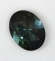 Darker green oval