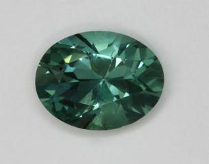 Nice crips medium blue green oval