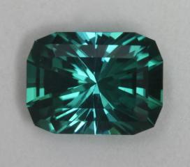 Beautiful, mostly blue with a touch of green Barion Cut