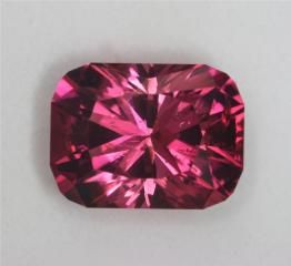 Very Slightly Included medium toned pink Barion cut.