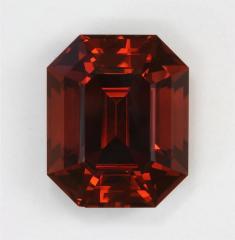 Defend the GEM, excellent mahogany colored emerald cut.