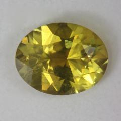 Slight included great saturated yellow oval.