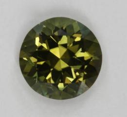 Dichroic, yellow green and brown green droplet of color