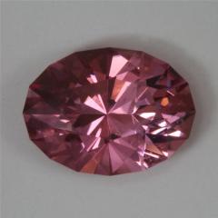 Nice medium toned, beautiful pink oval