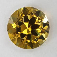 Nicely saturated yellow round