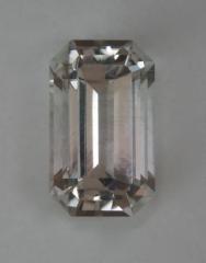 Great Achroite, colorless emerald cut