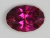 dark pink to red oval