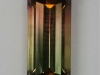 Classic green champagn pink tricolor emerald cut
