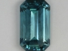 Great Namibian Blue in a Modest Emerald Cut