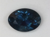 Dark Blue Dichroic Oval