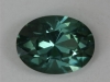 Darker pastel blue green oval