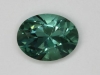 Nice crips medium blue green oval