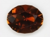 Rich mahogany oval