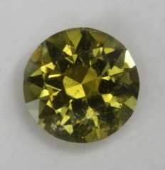 Included olive oil yellow green droplet of color.  #620