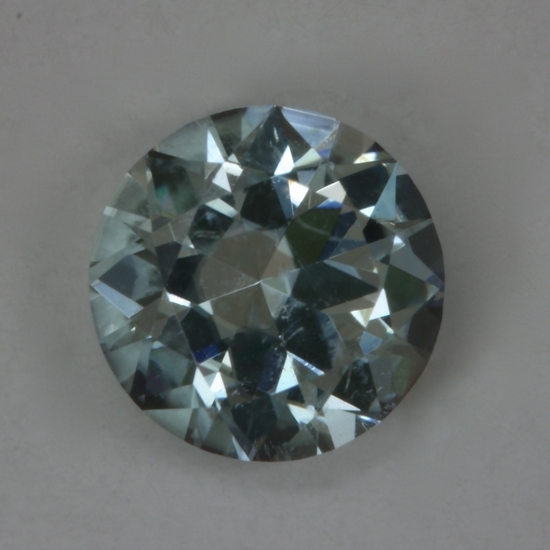 Pale blue, eye clean round from Afghanistan