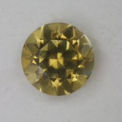 Nice, bright, medium toned,yellow droplet of color.  #56