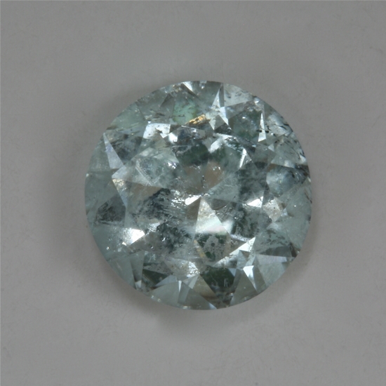 A fine light blue, eye clean droplet of color.  #150