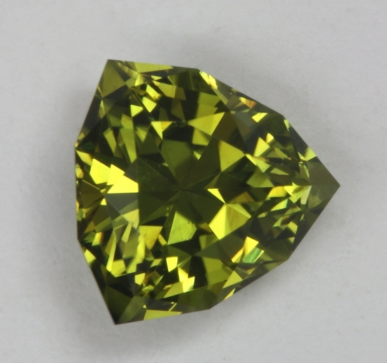 A nice yellow green made great by a shield cut.  #168