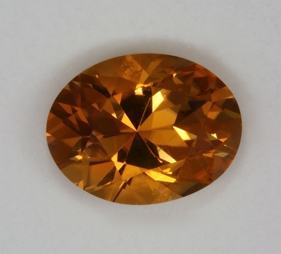 Pure golden oval without brown  #259