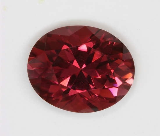 pink peach with a dark tone, oval  #276